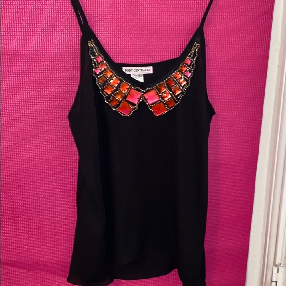 Black Studded Cami